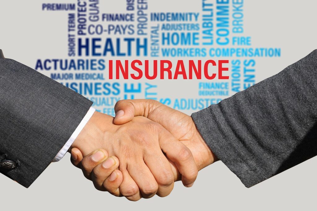 A picture of various insurance products